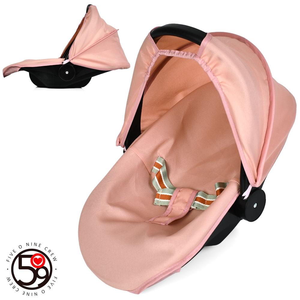 Люлька-переноска для ляльки, д46-ш29-в13см/в29см, ремень безпеки (застібка), у п/е /4/