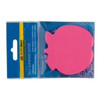 Блок для приміток Яблуко, 50 аркушів, неон (В асортименті)