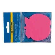 Блок для заметок Яблоко, 50 листов, неон (в ассортименте)