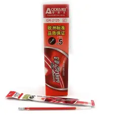 Стрижень гелевий 009 0,5 мм червоний 20 шт 2125-RDGR