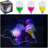 Лампа обертається Квітка LED кольорова 13-78