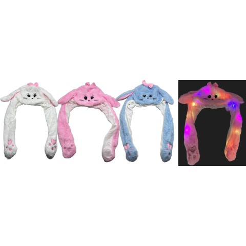 Шапка хутряна Зайчик 473-7 зі світловими ефектами (В асортименті)