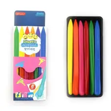 Мел восковой Crayons, 6 цветов