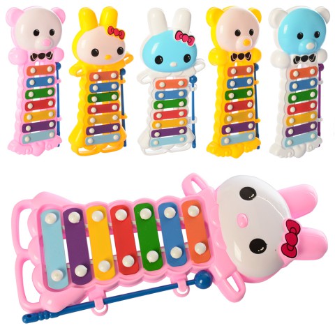 Ксилофон, 7 тонів, з паличкою (В асортименті)