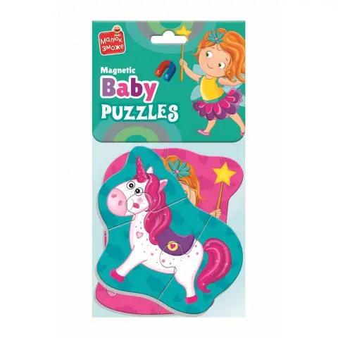 Гра розвиваюча магнітні пазли Малюк зможе Фея та єдиноріг (укр)