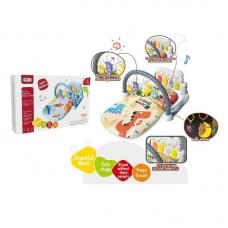 Килимок піаніно, мелодії, підсвічування, 5 підвісок, брязкальця, в кор. /24/