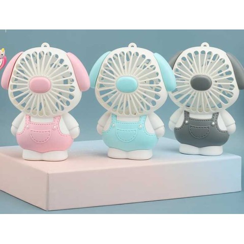 Вентилятор Собачка WX866 3 кольори, підсвітка, 2 режими (В асортименті)