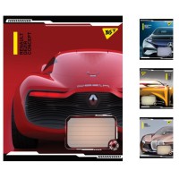 Зошити учнівські 24 аркуша клітинка. YES Dezir concept, 20 шт в упаковці