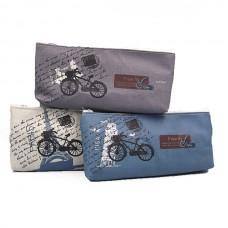 Пенал плоск.1отд."Bike", 20*9*2,5см, mix,OPP