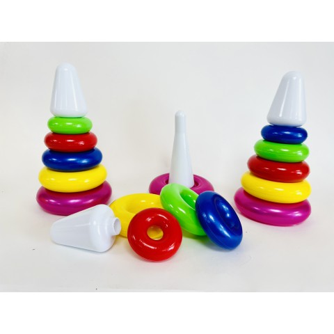 Піраміда Веселка 1 Бамсик, 22x11.5 см