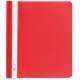 Швидкозшивач пластиковий, А5, PP, червоний, 12 шт.