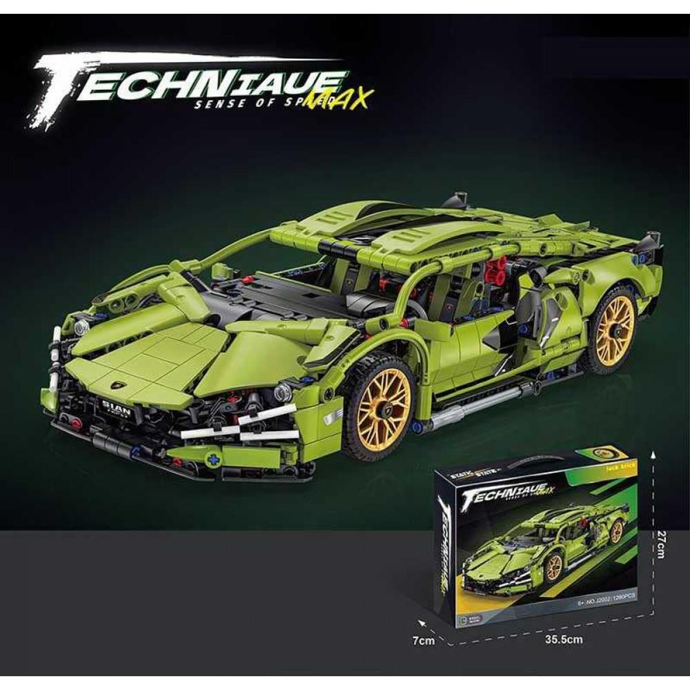 Конструктор “Автомобіль”, 1280 елементів, гумові шини, в кор. 36*27*7 см /24-2/