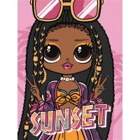 Набір для розпису по номерах для дітей 5+ L.O.L. Surprise! O.M.G. Sunset, 30x40 см, КНО6276