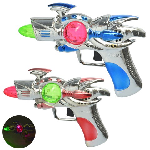 Пістолет, 16 см, звук, світло, 17x11x2 см (В асортименті)