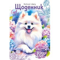 Щоденник, 55 г, скоба, 160x235 мм, 40 аркушів, CMYK, ВД-лак, 24096