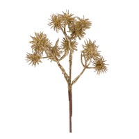 Гілка декоративна Yes! Fun Колючка золото з глітером, 21 см
