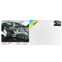 Набір для розпису по номерах Очі леопарда, Strateg, 40x50 см, DY008