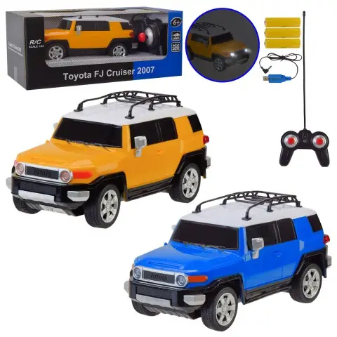 Машина на радіокеруванні, акумулятор 1:24, Toyota FJ Cruiser, 20x9x7 см, 27055 (В асортименті)