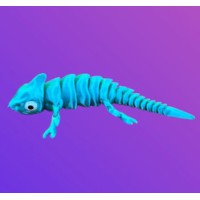3D Іграшка Хамелеон, 16 см, рухливий