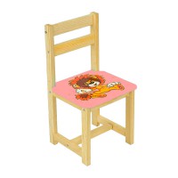 Стілець Лев рожевий Мася 4034