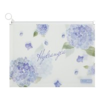 Папка-конверт на zip-блискавці, Arabeski, А4, непрозорий матовий пластик, світло-синій, 2 шт.