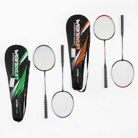 Набір для бадмінтону TK Sport, 2 ракетки з металевим каркасом, у чохлі C70202 (В асортименті)