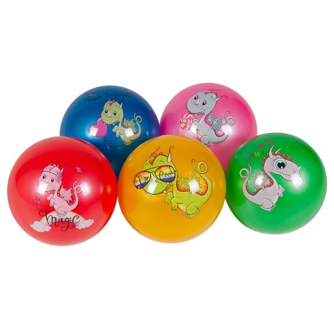 М’яч, BT-PB-0171, 70 г, 9 дюймів, дракони (В асортименті)