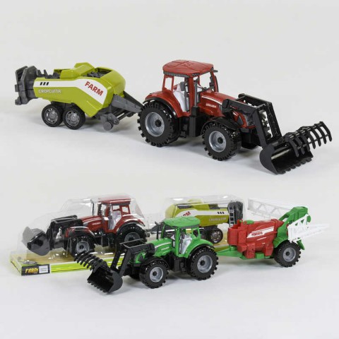 Трактор з причепом, інерція (В асортименті) 0488-404/0488-405