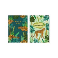 Зошит, А5, 210x148 мм, тверда палітурка, 80 аркушів, серія Wild