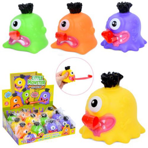 Фігурка антистрес, монстр, 8 см, рухлива деталь, пискавка, FG231109010Q (В асортименті)