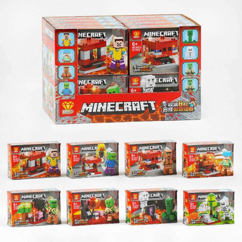 Конструктор герої Minecraft 48-55 деталей (в асортименті)