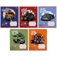 Зошити учнівські 12 аркушів лінія 1B Road trip, 25 шт. в упаковці