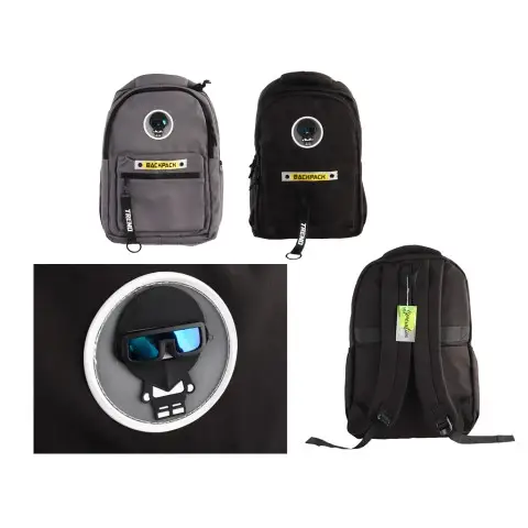 Рюкзак підлітковий, 3 блискавки, потайний карман, із пеналом, сумка, 9066