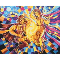 Набір для розпису по номерах Коломийка ©Олег Лобурак, 40x50 см, BS53316