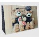 Подарунковий пакет Ведмежата 35×25×12 см 9942