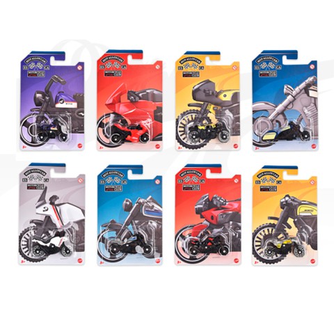 Мотоцикл, 8801H, 5.5-8 см, метал, масштаб 1:64 (В асортименті)