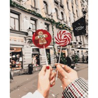 Набір для розпису по номерах Солодке свято ©Оксана Воробій, 40x50 см, BS53375