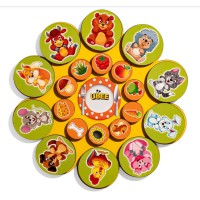 Гра на липучках Хто що їсть діаметр 24 см Ubee ПСД276