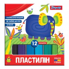 Пластилін "zoo land", 12 кільк. 240г, україна 540586