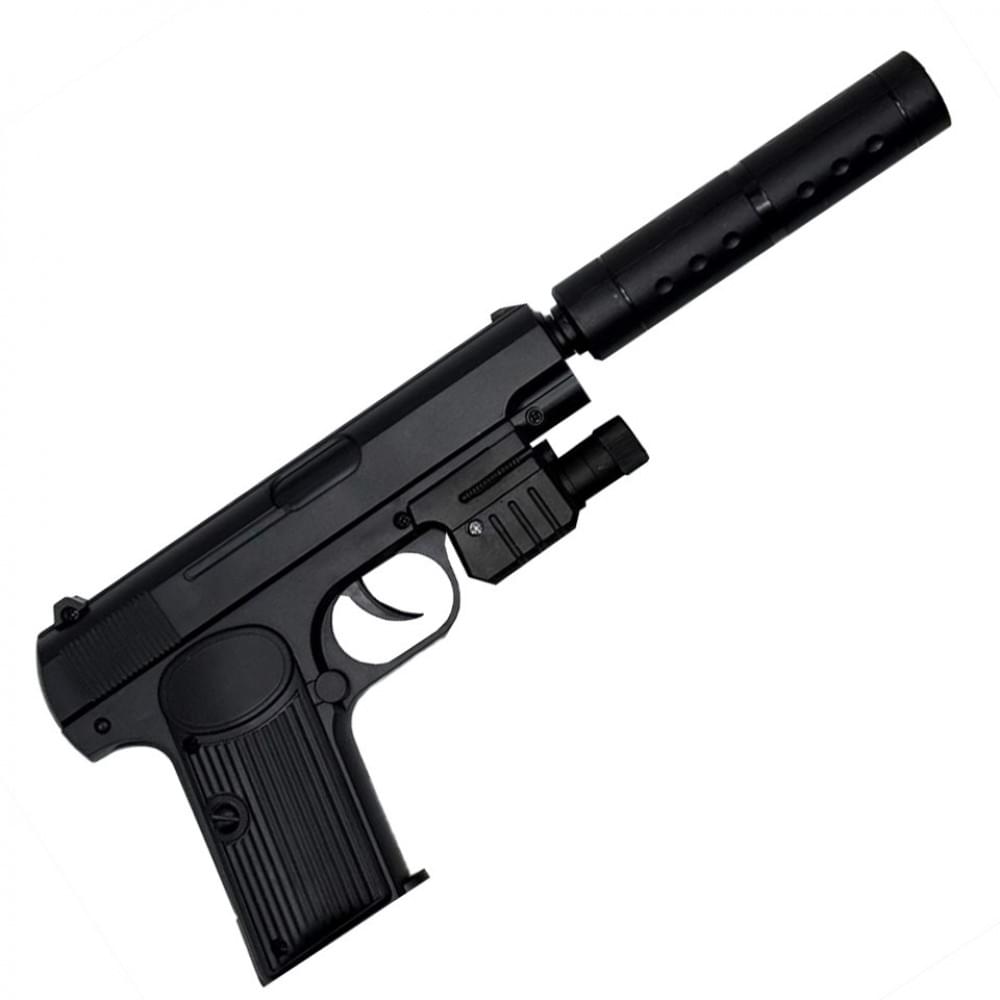 Дитячий іграшковий пістолет на кульках 733-3 зі світлом Дитячий іграшковий пістолет на кульках 733-3 зі світлом