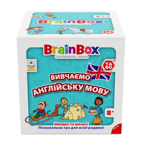 Карткова гра Brainbox "Вивчаємо англійську мову" Yago BZZBRLLE01UA 55 карток