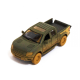 Дитяча модель машинки пікап Ford F-150 SVT Raptor-Supercrew Muddy Kinsmart KT5365WY інерційна, 1:46 Dark-Green