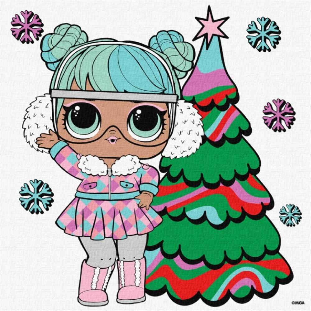 Картина за номерами "L.O.L. Surprise! Jolly Vibes. Bon Bon" KHO1329, 25x25 см