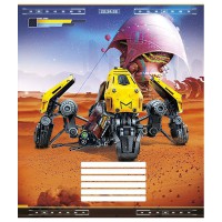 Зошит учнівський "Techno city" 012-2495L-4 в лінію, 12 аркушів