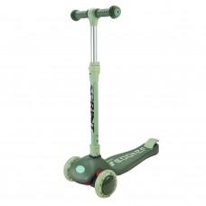 Самокат дитячий 3-х колісний Scooter SC2421(Green) колеса що світяться, зелений