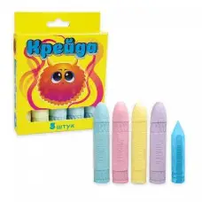 Мелки "Шар" 50117, 5 штук, разноцветные