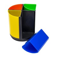 Склянка для ручок COLOR-IT 468 пластикова 10х10х11 см