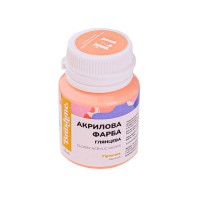 Акрилова фарба глянцева Пастельно-оранжева Brushme ACPT14 20 мл