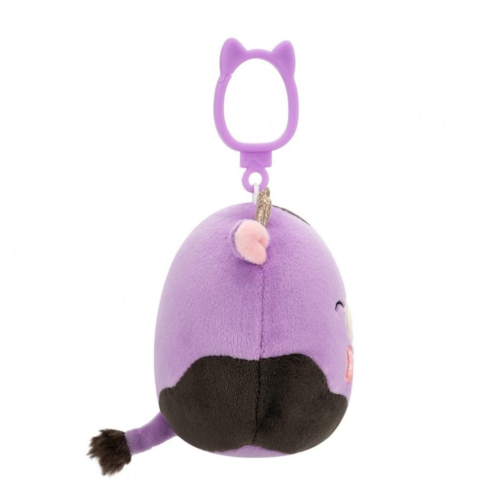 М'яка іграшка на кліпсі Корівка Олексі Squishmallows SQCP00463, 9 см