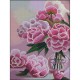 Алмазна мозаїка без підрамника "Рожеві півонії" ZAV3040-44, 30х40 см